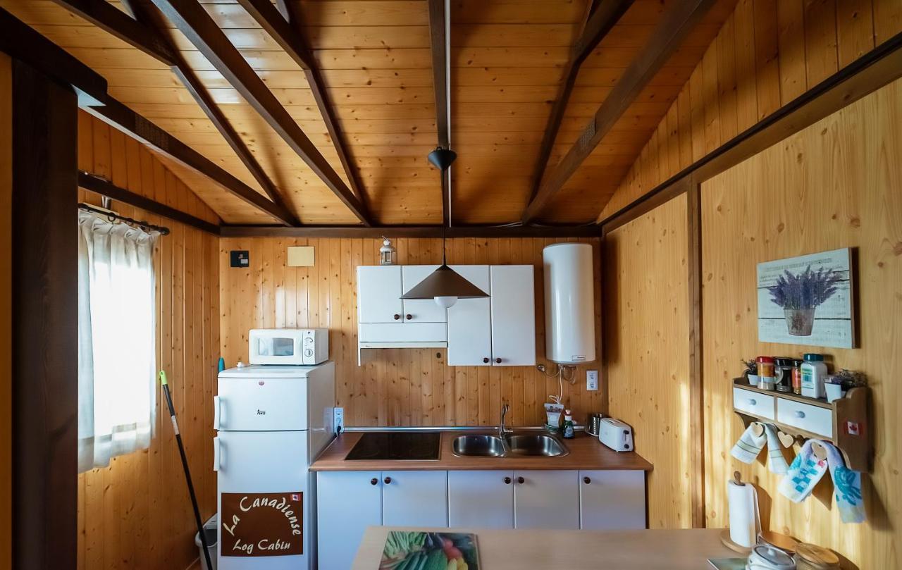 Casa Rural La Canadiense Log Cabin Affittacamere Buenache de la Sierra Esterno foto