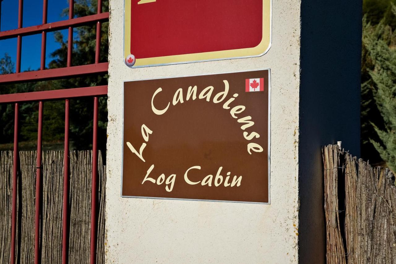 Casa Rural La Canadiense Log Cabin Affittacamere Buenache de la Sierra Esterno foto