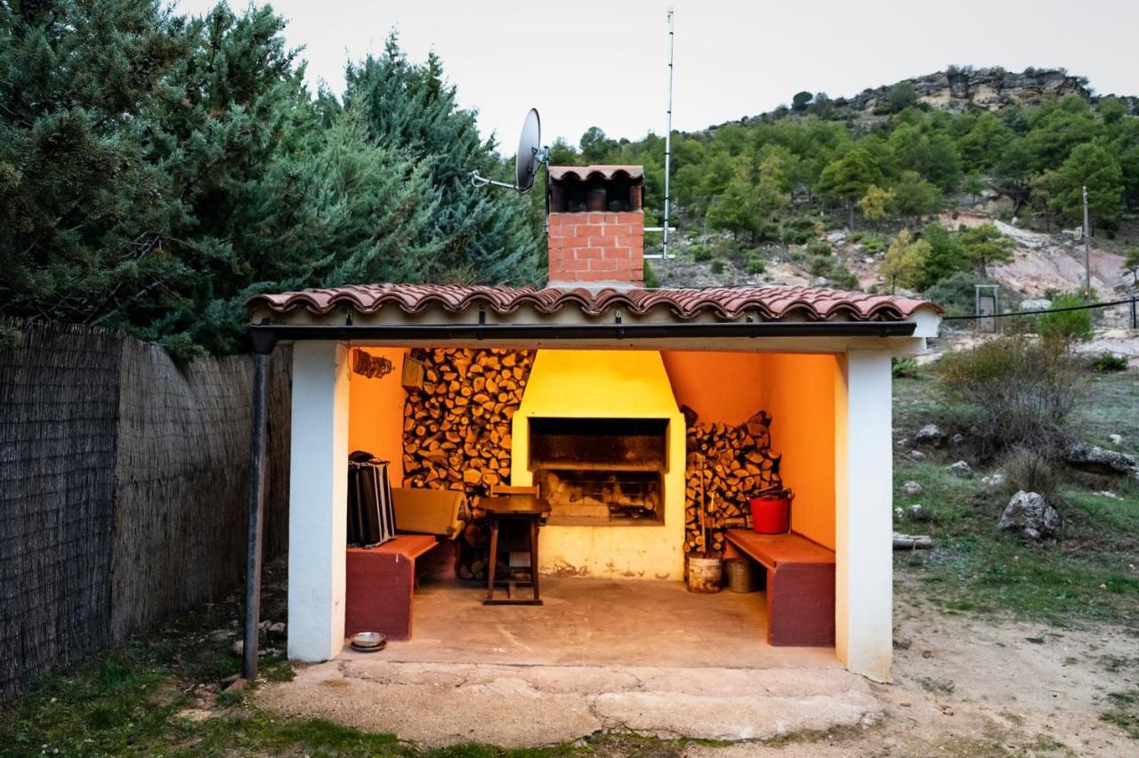 Casa Rural La Canadiense Log Cabin Affittacamere Buenache de la Sierra Esterno foto