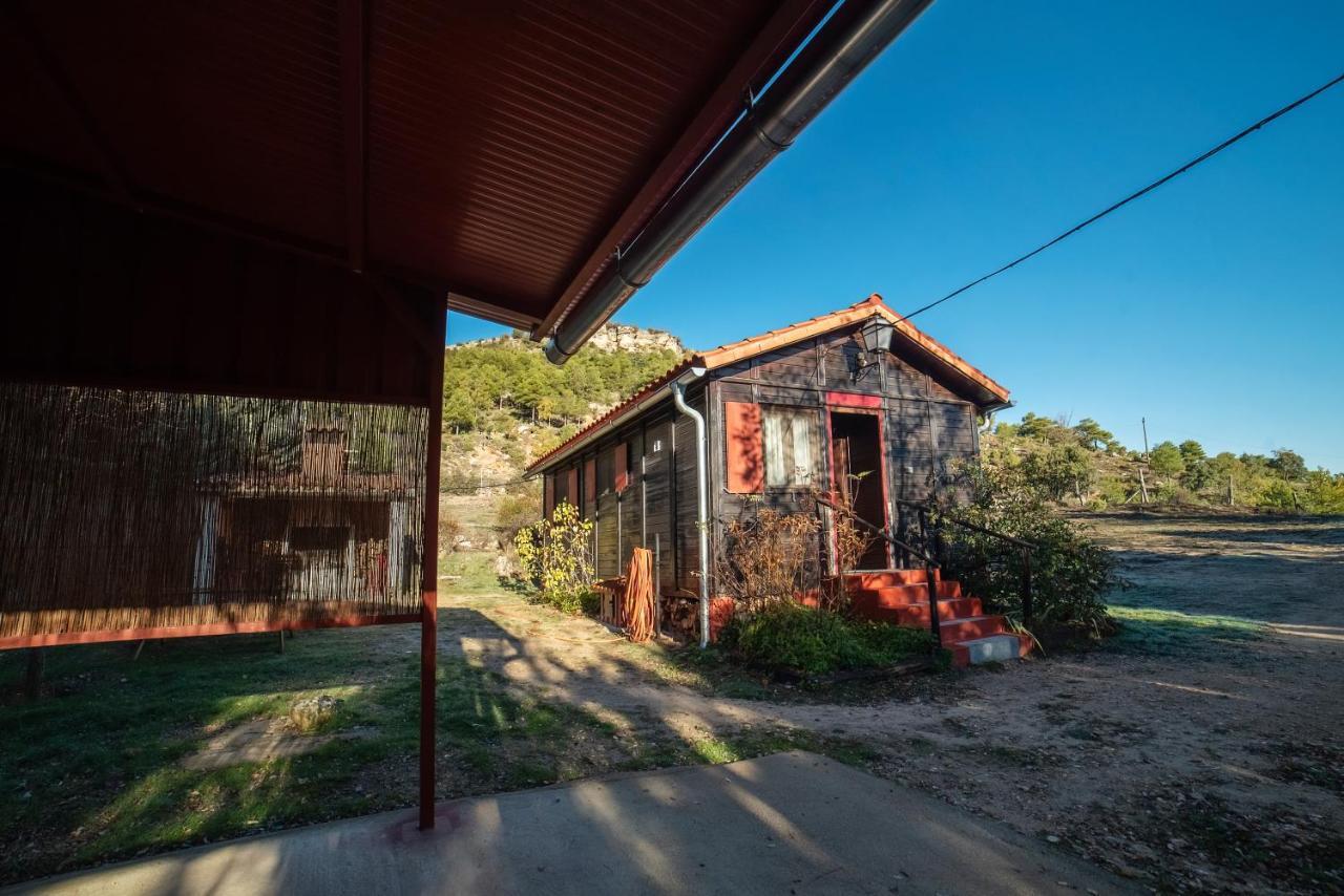 Casa Rural La Canadiense Log Cabin Affittacamere Buenache de la Sierra Esterno foto